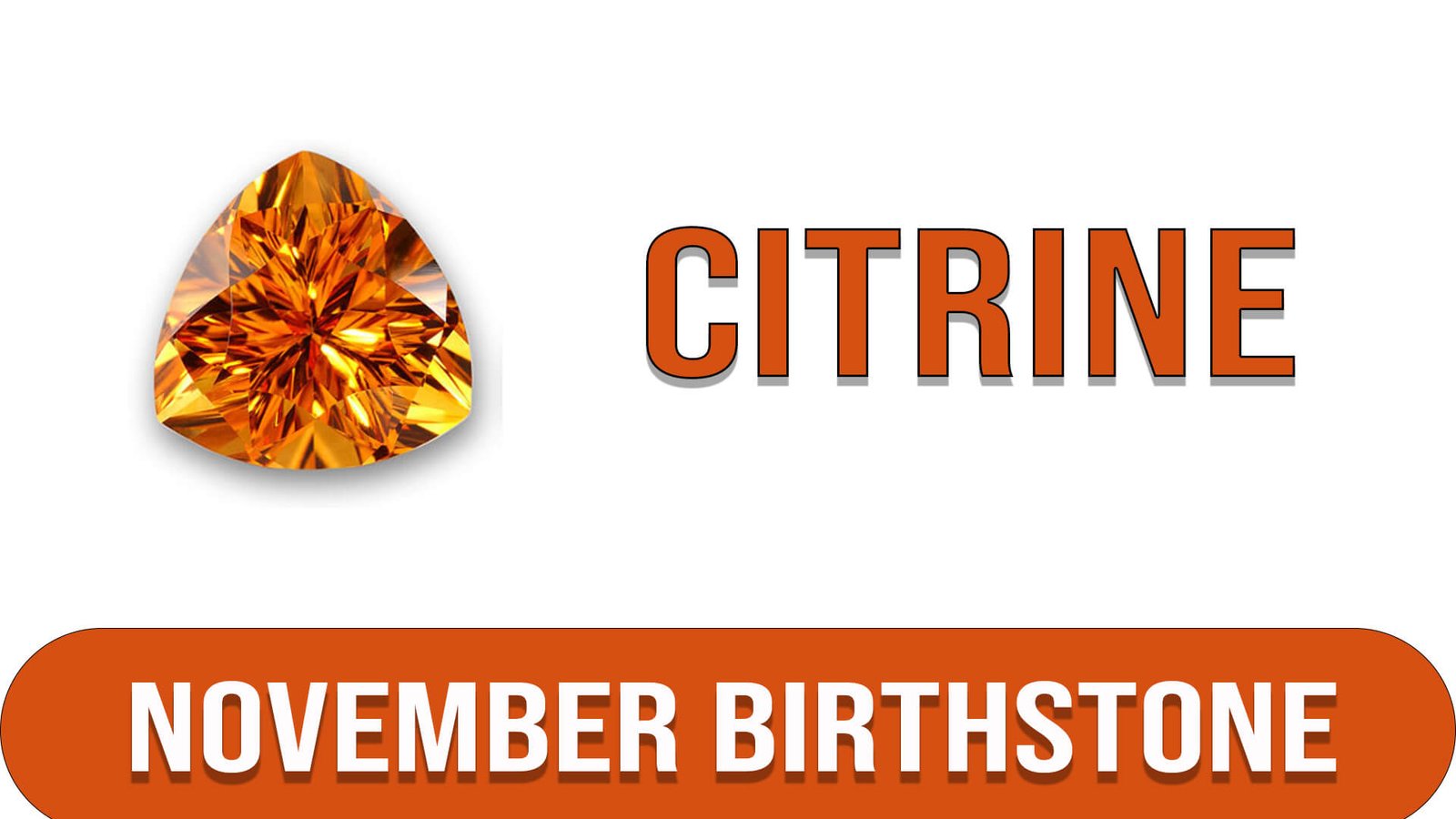 November Birthstone citrine