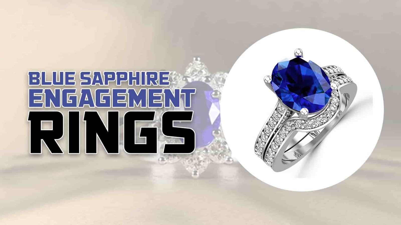 Blue Sapphire Engagement Rings