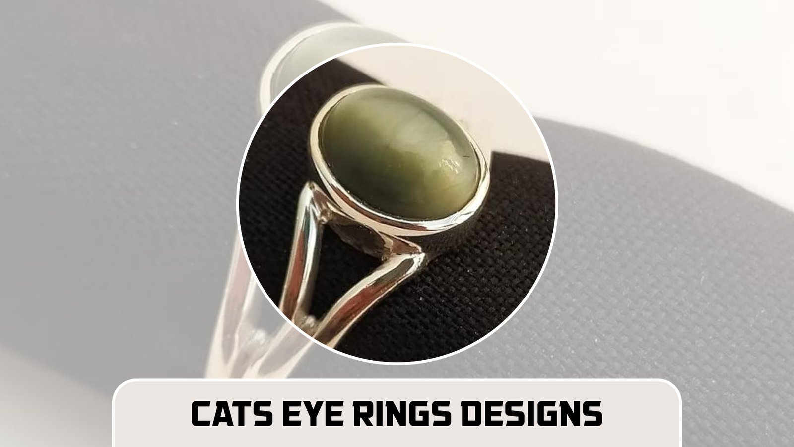 Cats Eye Rings Designs