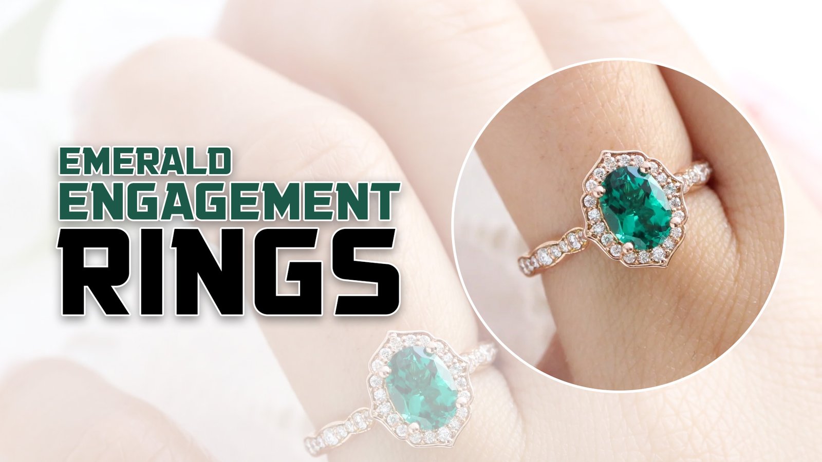 Emerald engagements Rings