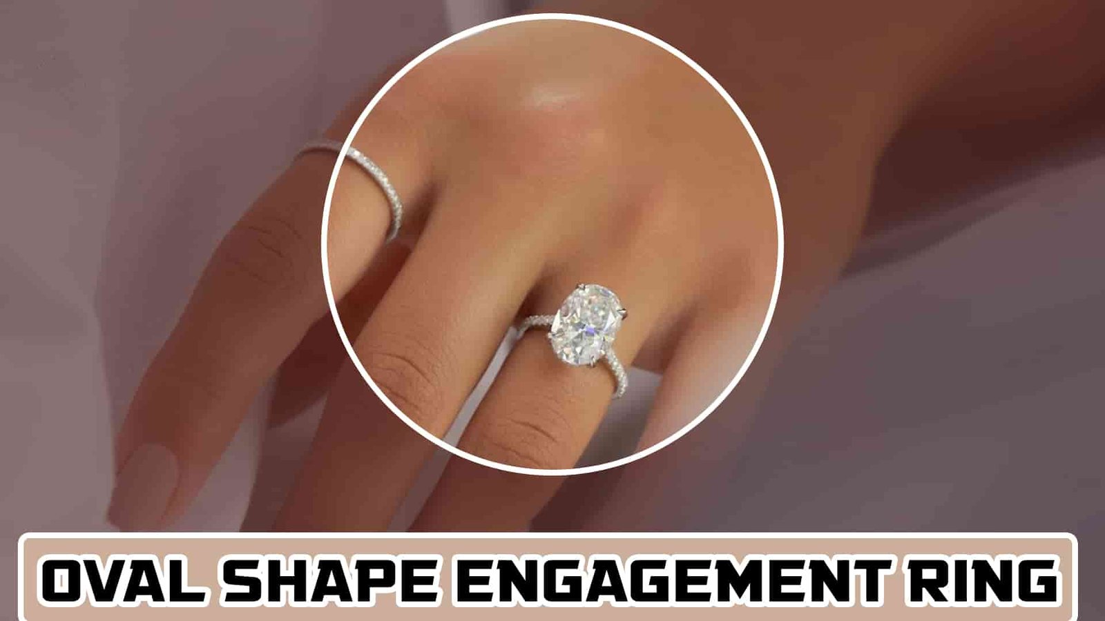 Oval Shape Engagement Ring-min