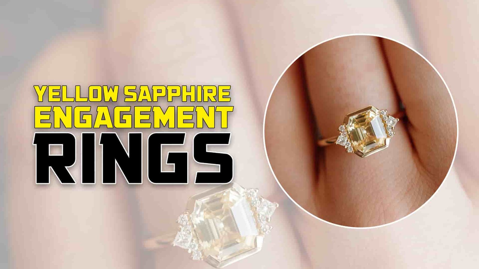 Yellow Sapphire Engagement Rings