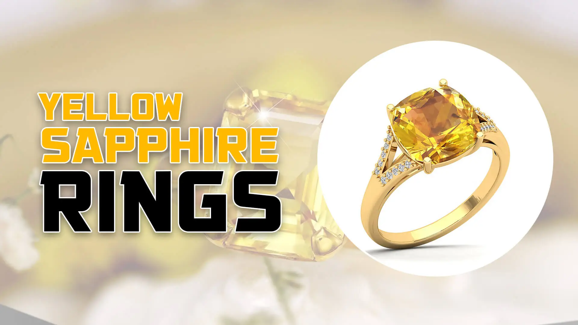 Yellow Sapphire rings